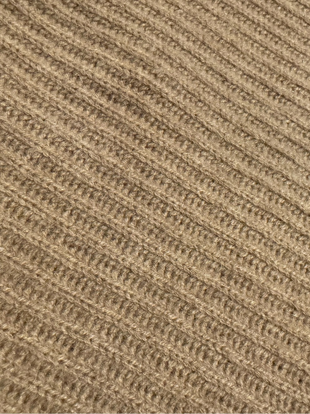 Quince Camel Ribbed Crewneck Sweater - Picture 4 of 5